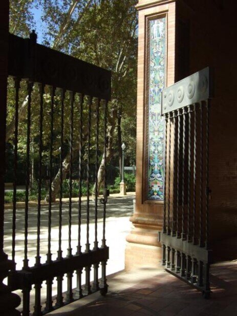 Sevilla Tor Tür oder Tor zum Unbewussten